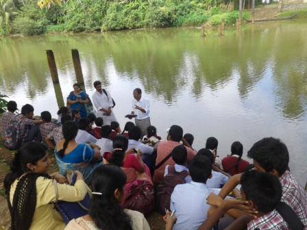 Image for photogallery -River Walk programme ath bank of Meenachil river on 30 November 2015